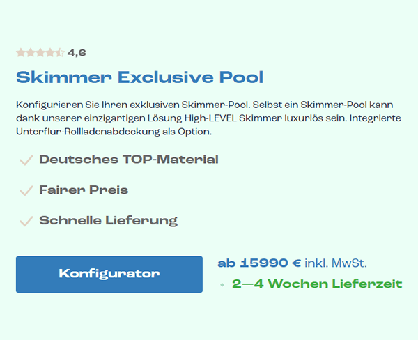 Schwimmbadtechnik für  Baden-Württemberg